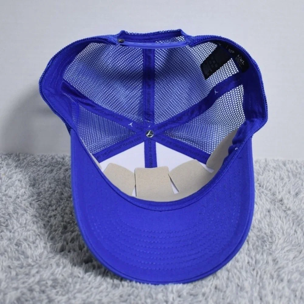 Nike Jordan Jumpman‎ Rise Cap Snapback Hat Size L/XL Blue White FZ0774-133 NEW